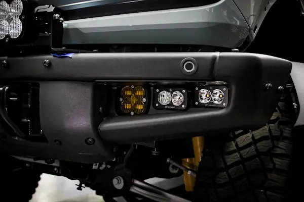 Baja Designs 447761 Squadron SAE/Dual S2 Sport Steel Bumper Fog Pocket Light Kit Certified