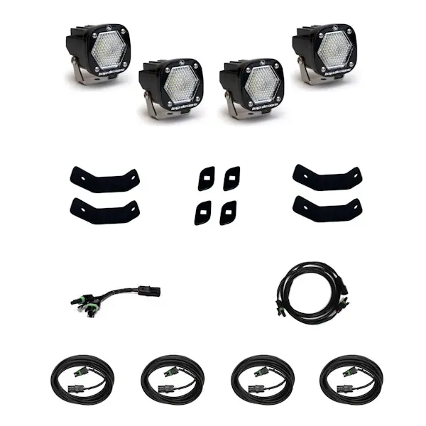 Baja Designs 447862 S1 Roof Rack Rail Kit Next Day Delivery