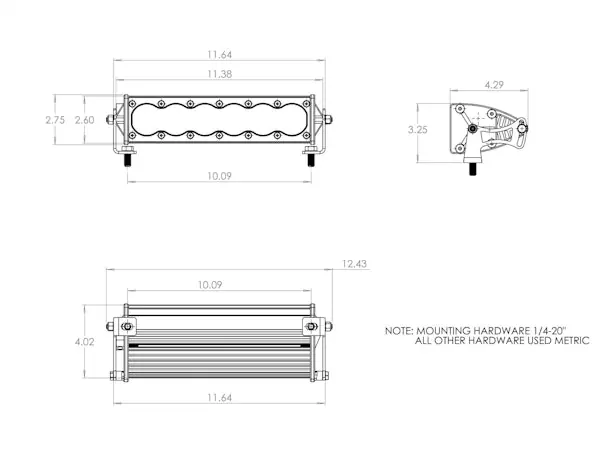 Special Offer Baja Designs 451013 OnX6+ Straight LED Light Bar