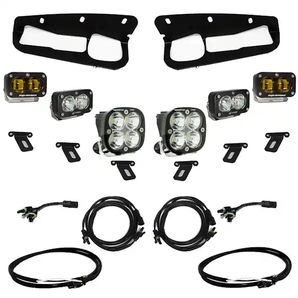 Baja Designs 448179UP Ford Bronco S2 SAE “Pro” Fog Pocket Light Kit Premium