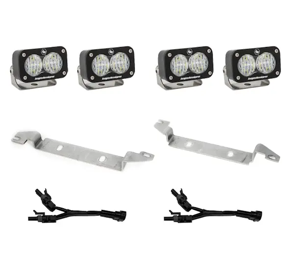 Next Day Delivery Baja Designs 448080 S2 Sport Dual Fog Pocket Light Kit