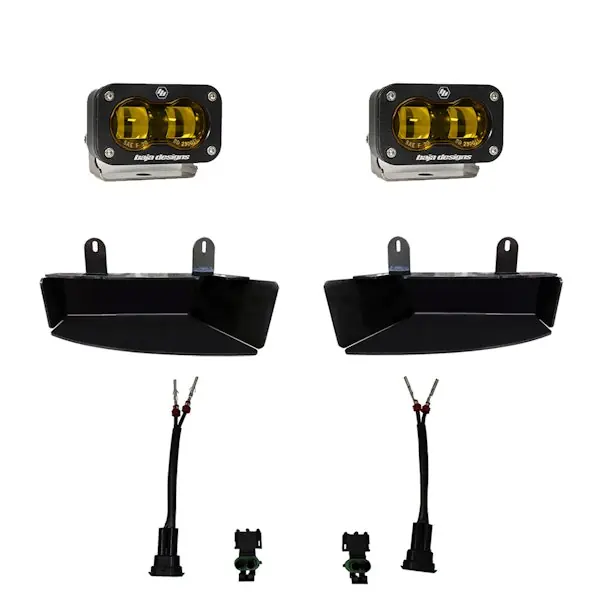 Must Have Baja Designs 448170 Dodge, Ram S2 SAE Fog Pocket Light Kit