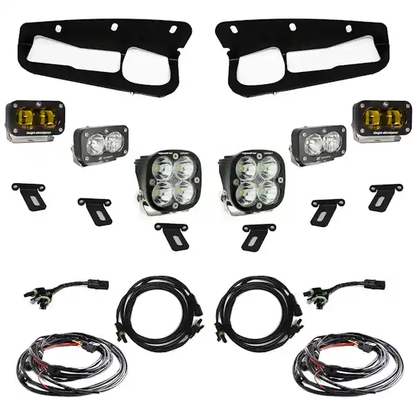 Best Choice Baja Designs 448178 Ford S2 SAE “Sportsmen” Fog Pocket Light Kit