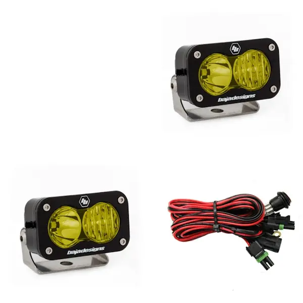 Baja Designs 487815 S2 Pro Black LED Auxiliary Light Pod Pair Bargain