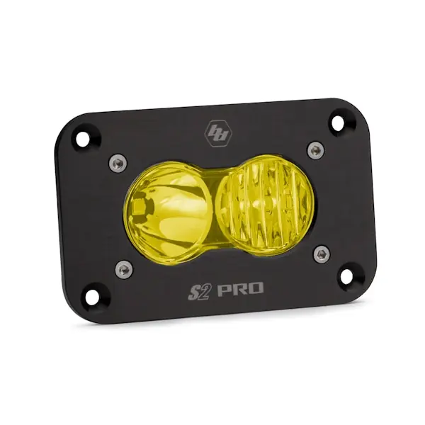 Flash Sale Baja Designs 481013 S2 Pro Black Flush Mount LED Auxiliary Light Pod