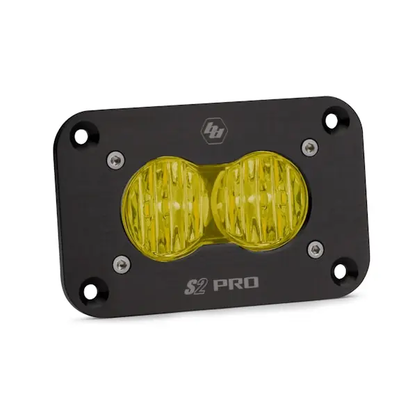 Weekend Sale Baja Designs 481015 S2 Pro Black Flush Mount LED Auxiliary Light Pod