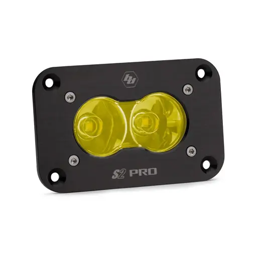 Baja Designs 481016 S2 Pro Black Flush Mount LED Auxiliary Light Pod Viral