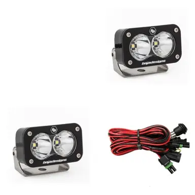 Baja Designs 487801 S2 Pro Black LED Auxiliary Light Pod Pair Limited Offer