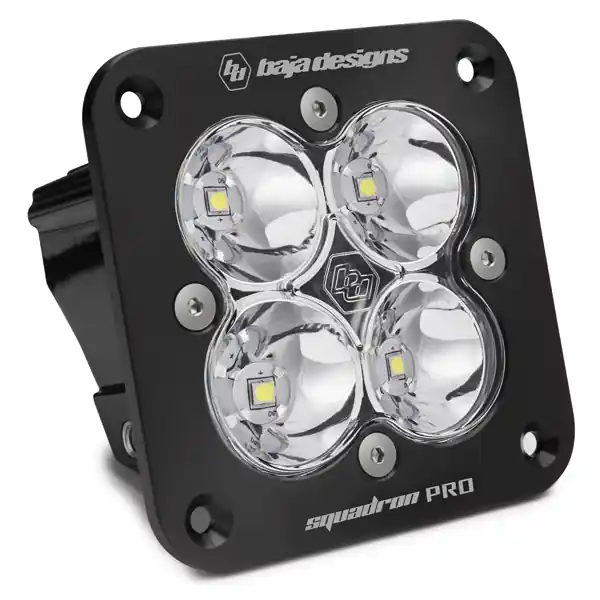 Buy Online Baja Designs 491001 Squadron Pro Black Flush Mount LED Auxiliary Light Pod