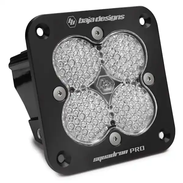 Worldwide Shipping Baja Designs 491006 Squadron Pro Black Flush Mount LED Auxiliary Light Pod