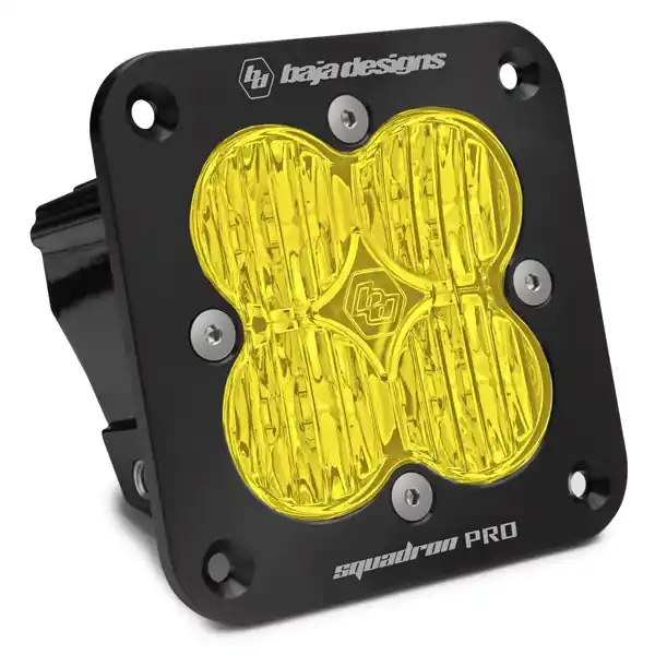 Baja Designs 491015 Squadron Pro Black Flush Mount LED Auxiliary Light Pod Top Rated