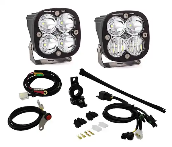 Baja Designs 497084 Adventure Bike Squadron Pro Auxiliary Light Kit Money Back Guarantee
