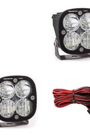 Warranty Included Baja Designs 497803 Squadron Pro Black LED Auxiliary Light Pod Pair
