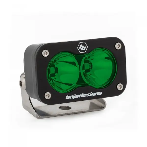 Authentic Baja Designs 540001GR S2 Sport Black LED Auxiliary Light Pod