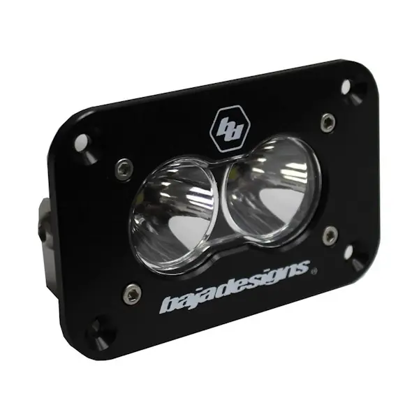 Bargain Baja Designs 541001 S2 Sport Black Flush Mount LED Auxiliary Light Pod
