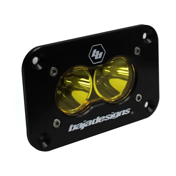 Baja Designs 541011 S2 Sport Black Flush Mount LED Auxiliary Light Pod Best Price