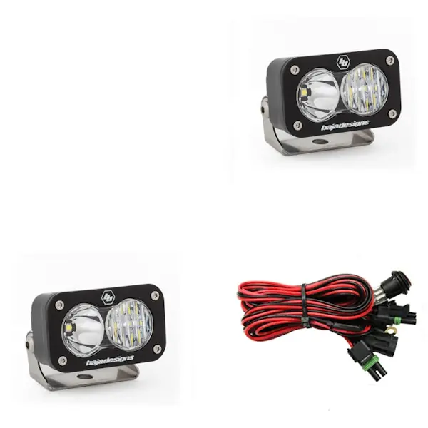 Baja Designs 547803 S2 Sport Black LED Auxiliary Light Pod Pair Sale