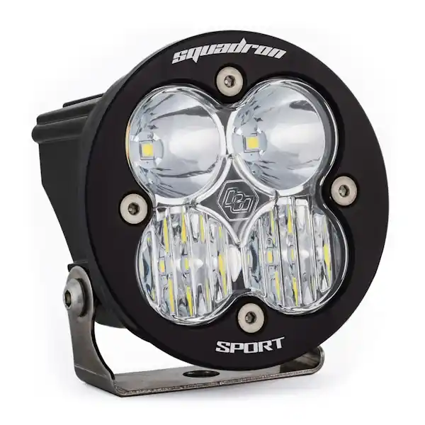 While Supplies Last Baja Designs 580003 Squadron-R Sport Black LED Auxiliary Light Pod