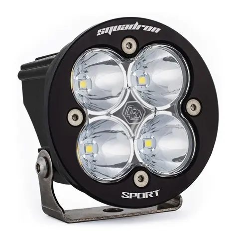 Crafted Baja Designs 580006 Squadron-R Sport Black LED Auxiliary Light Pod