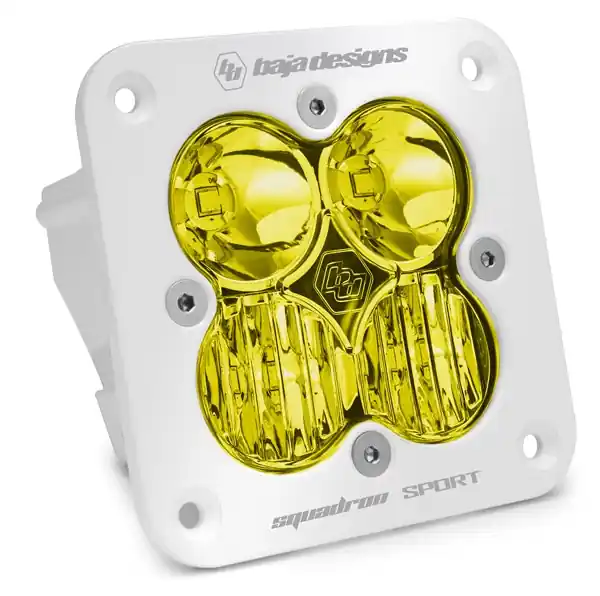 Baja Designs 551013WT Squadron Sport White Flush Mount LED Auxiliary Light Pod Bargain
