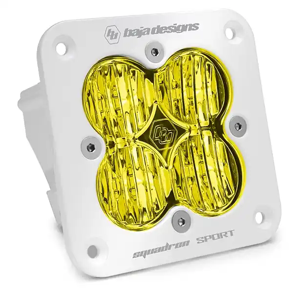 Baja Designs 551015WT Squadron Sport White Flush Mount LED Auxiliary Light Pod Big Sale
