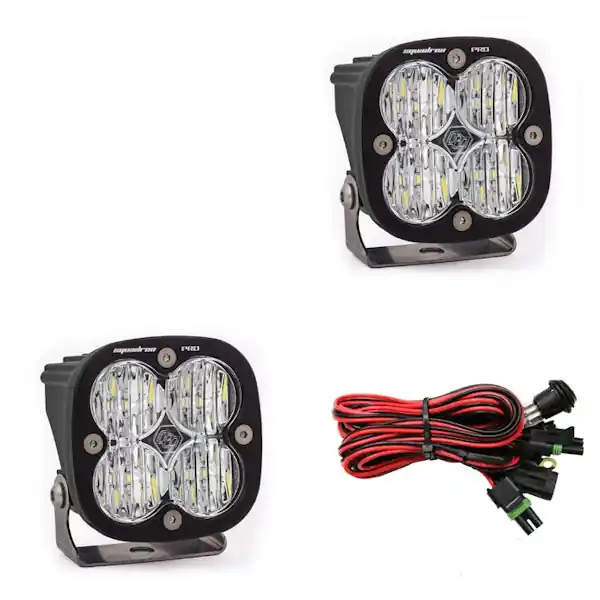 Baja Designs 557805 Squadron Sport Black LED Auxiliary Light Pod Pair Trusted Brand