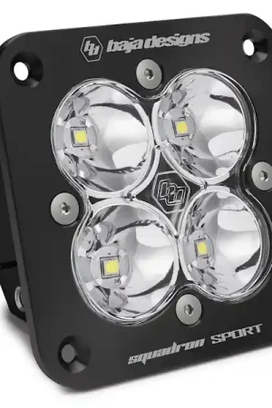 Trending Baja Designs 551001 Squadron Sport Black Flush Mount LED Auxiliary Light Pod