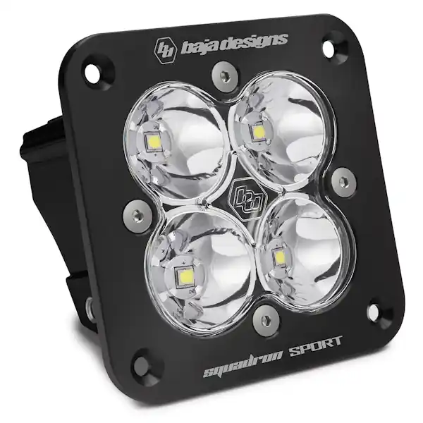 Trending Baja Designs 551001 Squadron Sport Black Flush Mount LED Auxiliary Light Pod
