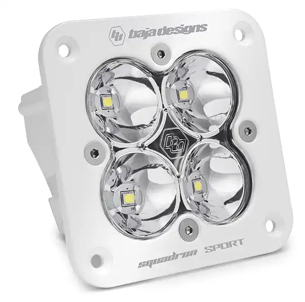 Baja Designs 551001WT Squadron Sport White Flush Mount LED Auxiliary Light Pod Fresh Stock