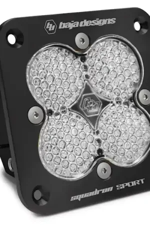 Top Rated Baja Designs 551006 Squadron Sport Black Flush Mount LED Auxiliary Light Pod