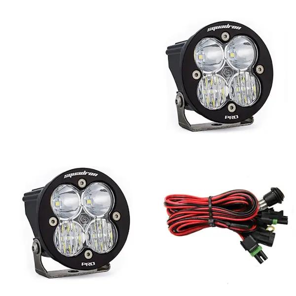 Baja Designs 597803 Squadron-R Pro Black LED Auxiliary Light Pod Pair Clearance