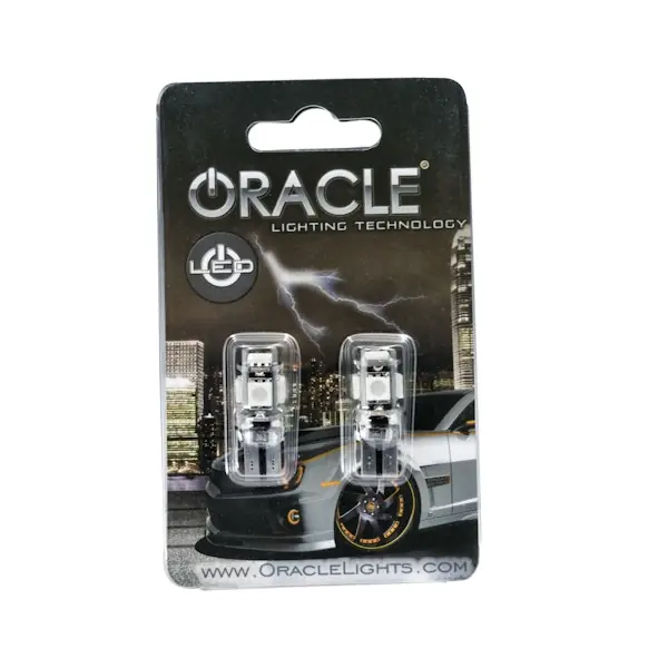 Fast Shipping Oracle Lighting 4801-009 T10 5 LED 3 Chip SMD Bulbs, Pink, Pair