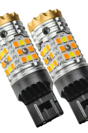 Affordable Oracle Lighting 5111-023 ORACLE Lighting 7443-CK LED Switchback High Output Can-Bus LED Bulbs