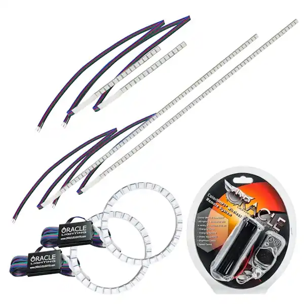 Warranty Included Oracle Lighting 1323-330 ColorSHIFT(tm) Halo Kit, w/ DRL Kit