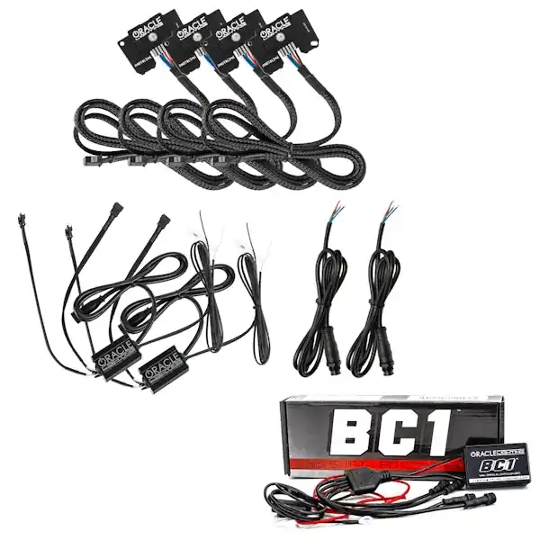 Affordable Oracle Lighting 1346-335 Jeep Wrangler JL/Gladiator JT ColorSHIFT RGB+W Headlight DRL Kit - w/BC2 Cont.