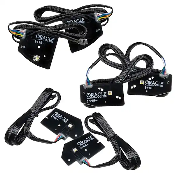 Weekend Sale Oracle Lighting 1448-339 2019-2021 RAM 1500 ColorSHIFT(tm) RGBW+A LED Projector Headlight DRL Upgrade Kit