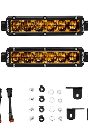 RIGID Industries 37201 2022+Toyota Tundra 6 Inch SR-Series Selective Yellow Fog Light Kit Price Drop