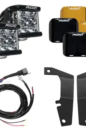 Worldwide Shipping RIGID Industries 46703 RIGID 2010-2020 Toyota 4Runner A-Pillar Light Kit; Includes D-SS Flood