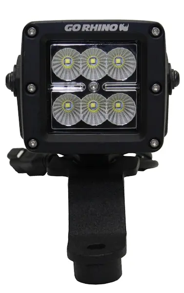 Cheap Go Rhino 730030T XE Windshield Cowl Light Mounts for Jeep JL/JT - Fits Single 3x3 LED Cube