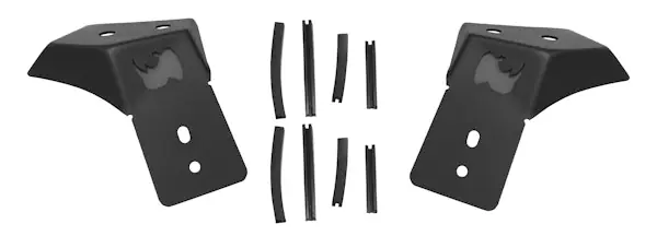 Go Rhino 730035T XE Hood Latch Light Mounts for Jeep JL/JT - Fits Single 3x3 LED Cube Light Secure Checkout