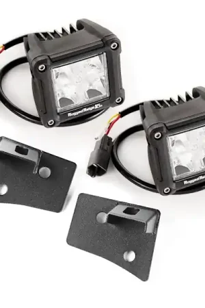 Rugged Ridge 11027.20 Windshield Brkt LED Kit; Text; Dual Cube; 07-17 Jeep Wrangler JK Secure Checkout