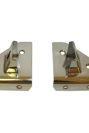 Warranty Included Rugged Ridge 11028.01 Windshield Light Mounting Brackets, Stainless Steel