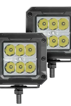 Go Rhino 751803023SCS Bright Series - 3x3 Cube LED Spot Lights, Pair Weekend Sale
