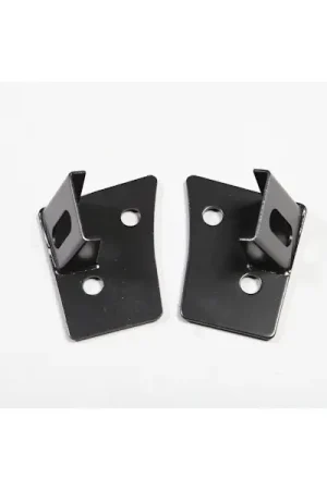 Rugged Ridge 11027.03 Windshield Auxiliary Light Mounting Brackets Same Day Shipping