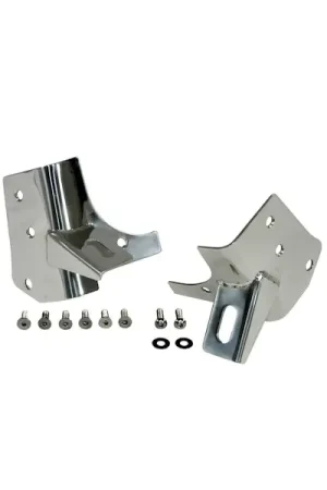 Special Offer Rugged Ridge 11028.02 Windshield Light Brackets, Stainless Steel