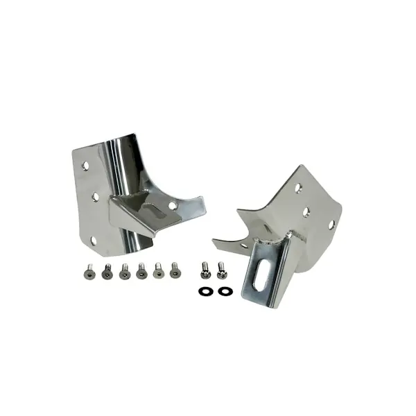 Special Offer Rugged Ridge 11028.02 Windshield Light Brackets, Stainless Steel
