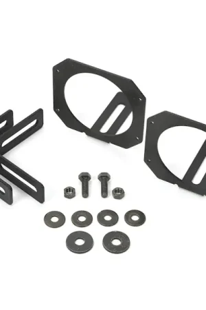 Get Yours Rugged Ridge 11232.23 LED Light Mount Brackets; Circle; 07-17 Jeep Wrangler JK