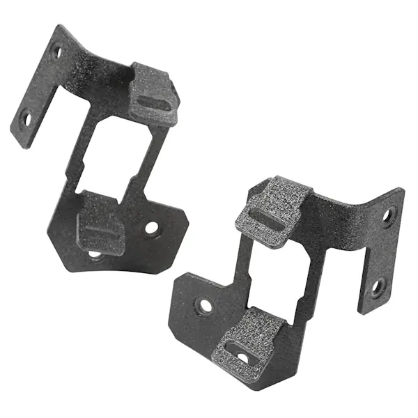 Limited Edition Rugged Ridge 11232.31 A Pillar Light Mount; Textured Black; 07-17 Jeep Wrangler JK