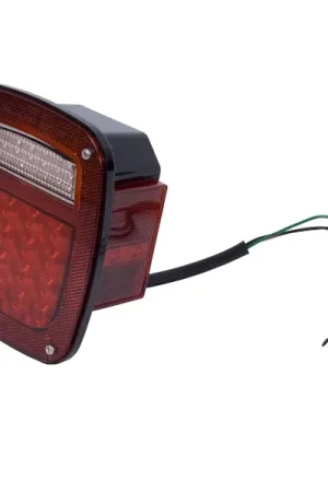 Discount Rugged Ridge 12403.82 LED Tail Light Assembly; Right Side; 76-06 Jeep CJ/Wrangler YJ/TJ
