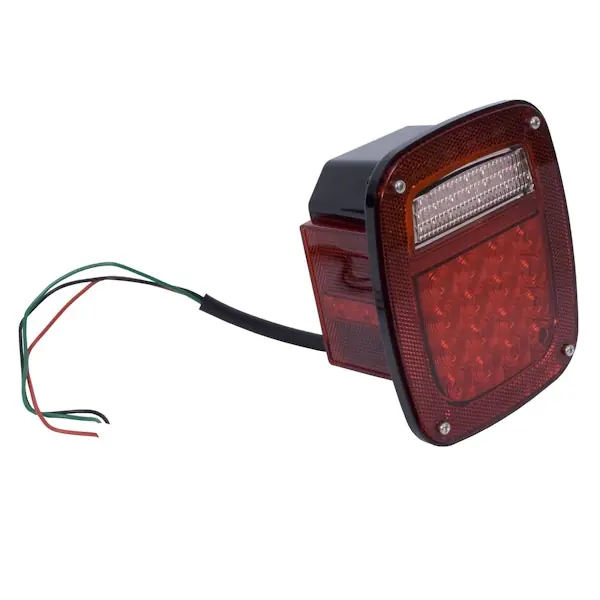 In Demand Rugged Ridge 12403.83 LED Tail Light Assembly; Left Side; 76-06 Jeep CJ/Wrangler YJ/TJ